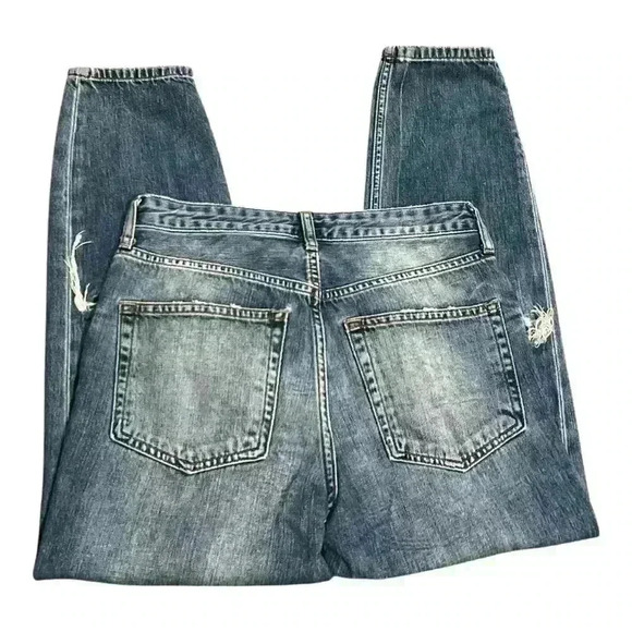 Topshop Hayden Distressed Blue Jeans. Size 25”, 100% cotton. - Picture 4 of 10